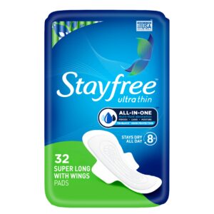 Stayfree ULTRA THIN Super Long WINGS 16’S
