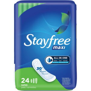 Stayfree Super 24’s save $ 3.00