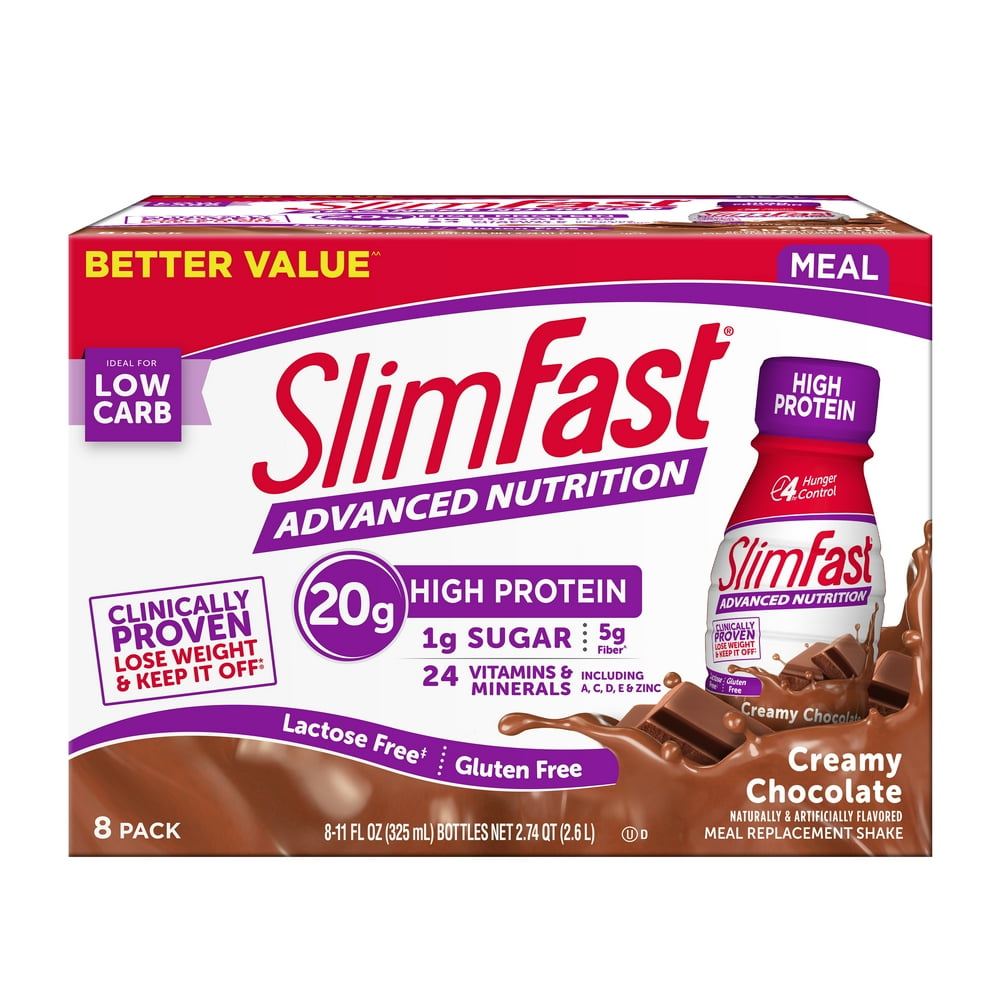 SlimFast Meal Replacement Shake Creamy Chocolate 325mL