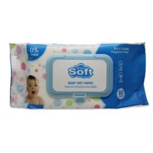 Simply Soft Baby wipes 80’s (Pink/Blue)