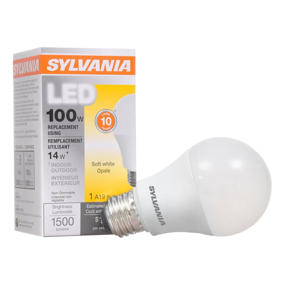 Sylvania single bulb 100w