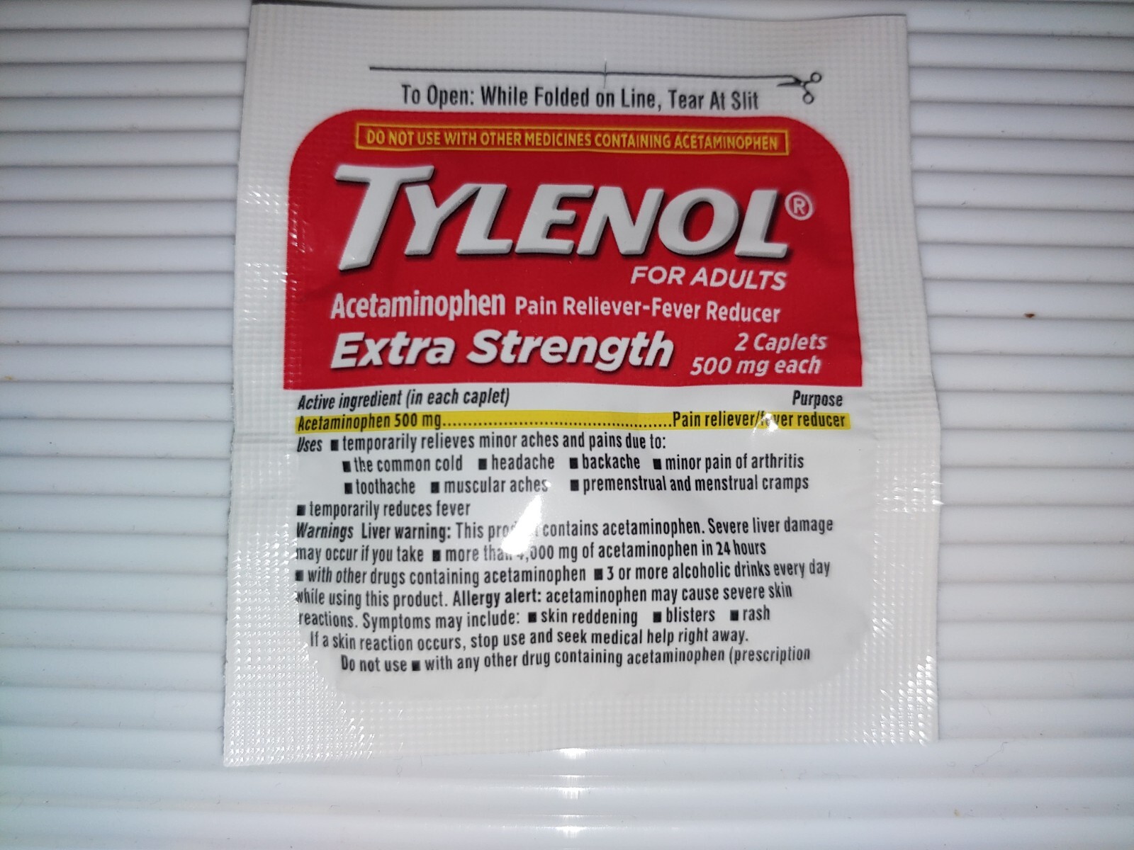 Tylenol Extra Strength Dispenser 50’s