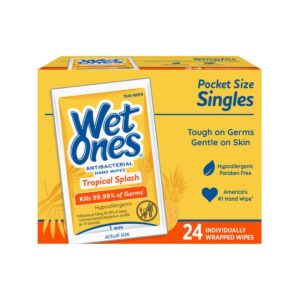 Wet Ones Single Tropical Splash Individually Wrapped 24CT