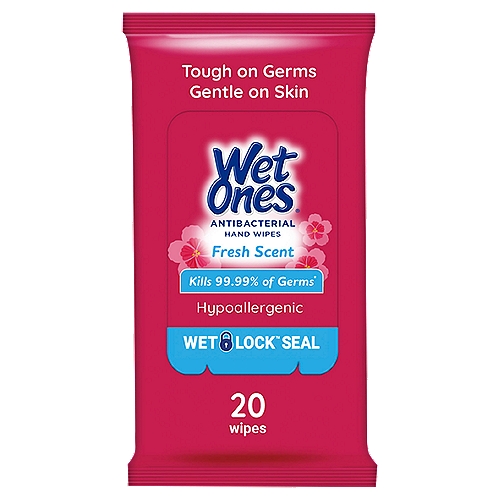 Wet Ones Travel Pack Fresh Scent 20CT, 10PC Tray